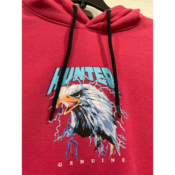 Genuine Authentic Garment World Tour Hunter Eagle Lightening Bolt Hoodie Men 2XL - Picture 6 of 6